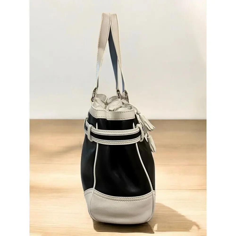 Y2K Coach F10521 Hamilton Leather Satchel Bag